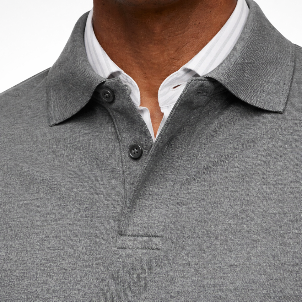 ARTHUR LONG SLEEVE POLO | SHARP STYLE MADE SIMPLE