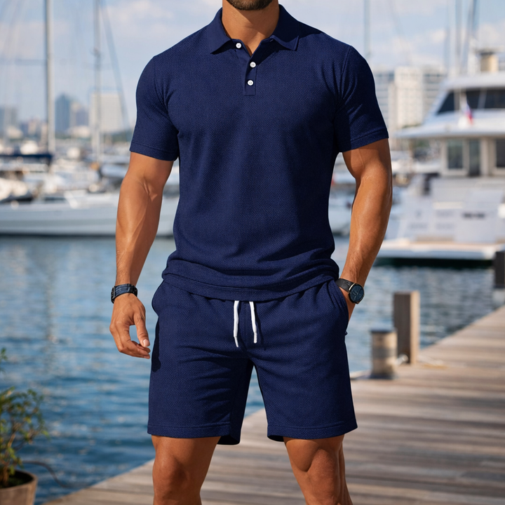 ELLIOT POLO + SHORT SET | RELAXED SUMMER STYLE