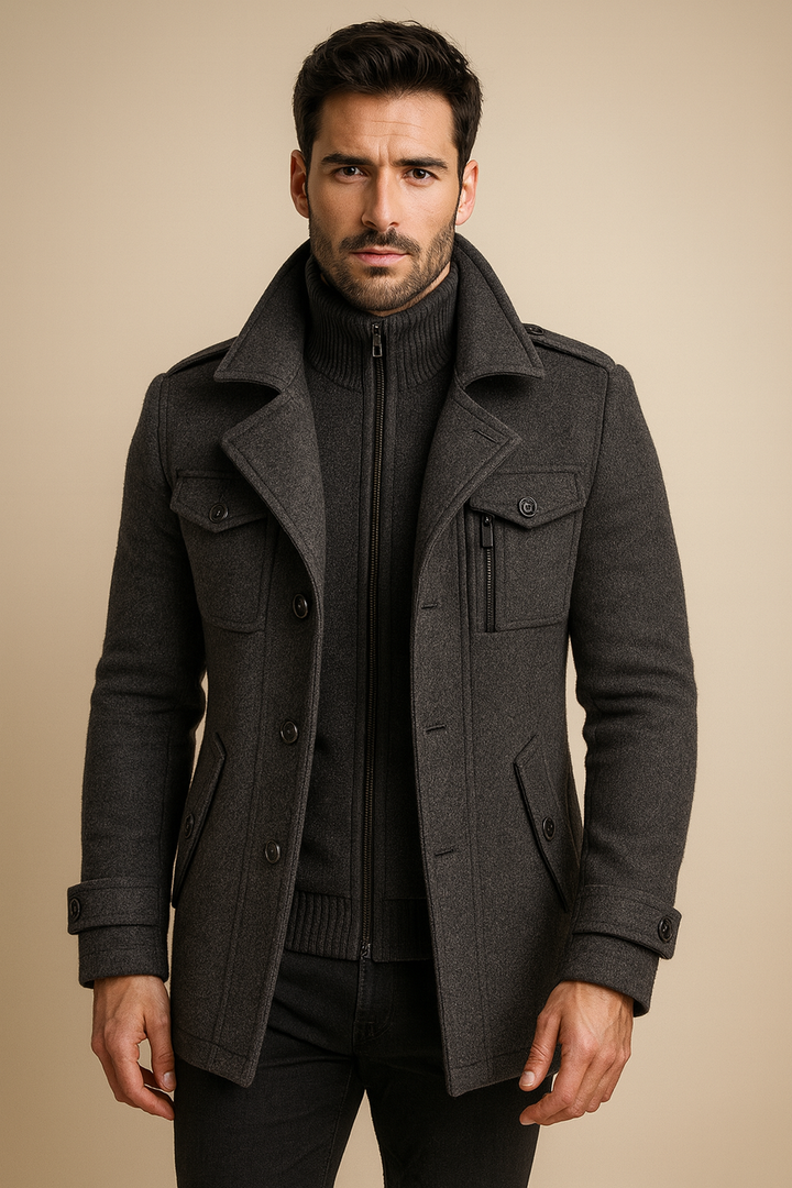 CLIFFORD WOOL COAT | REFINED WINTER ELEGANCE