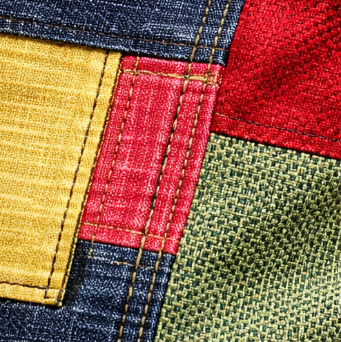 HARRISON PATCHWORK TROUSERS | DISTINCTIVE EVERYDAY STYLE