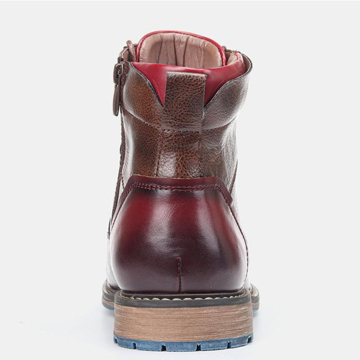 CLASSIC LEATHER OXFORD BOOTS | TIMELESS ELEGANCE WITH MODERN COMFORT