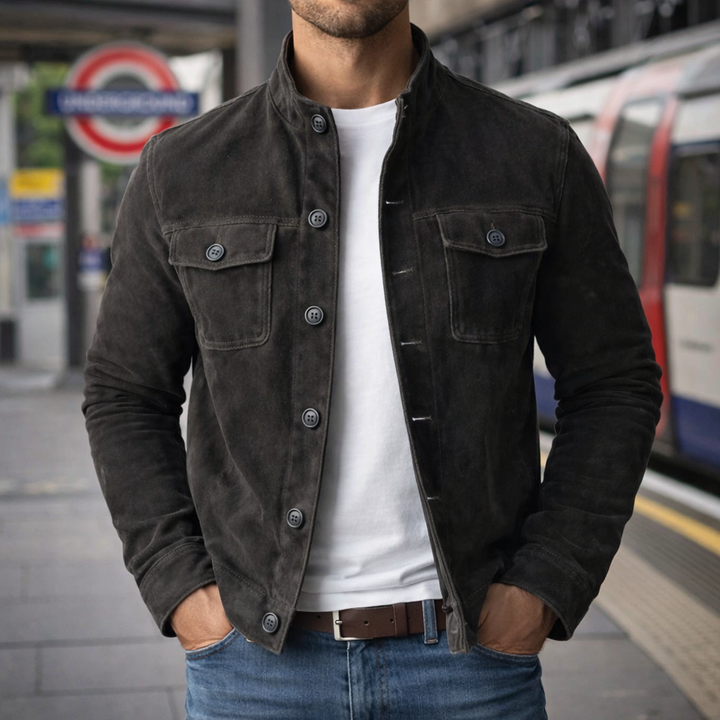 HENRY STAND COLLAR JACKET | CONFIDENT EVERYDAY STYLE