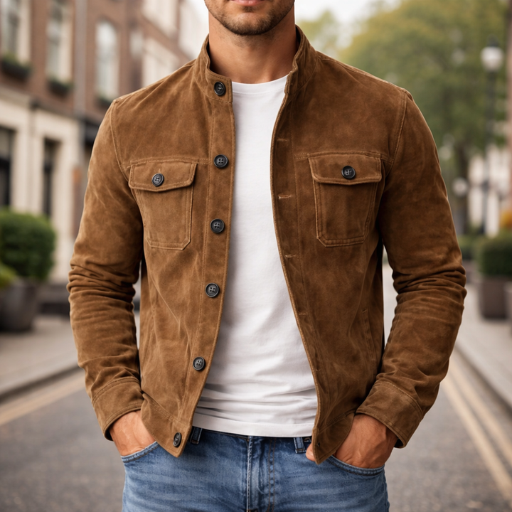 HENRY STAND COLLAR JACKET | CONFIDENT EVERYDAY STYLE
