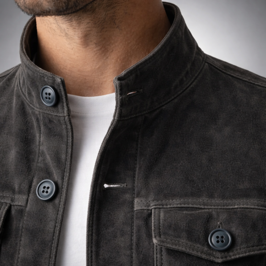 HENRY STAND COLLAR JACKET | CONFIDENT EVERYDAY STYLE