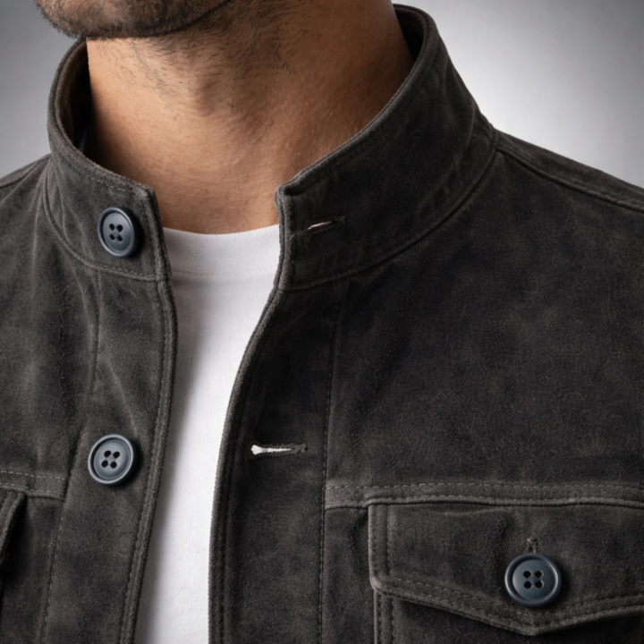 HENRY STAND COLLAR JACKET | CONFIDENT EVERYDAY STYLE