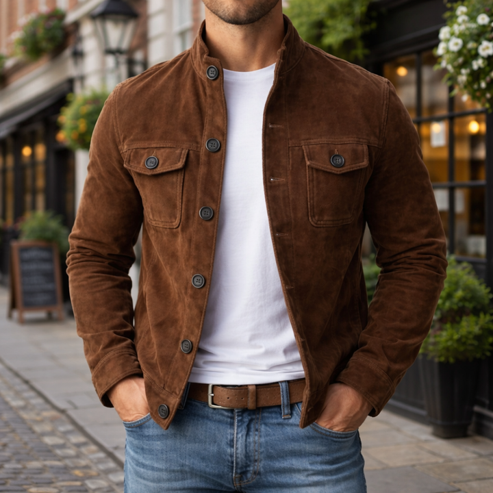 HENRY STAND COLLAR JACKET | CONFIDENT EVERYDAY STYLE