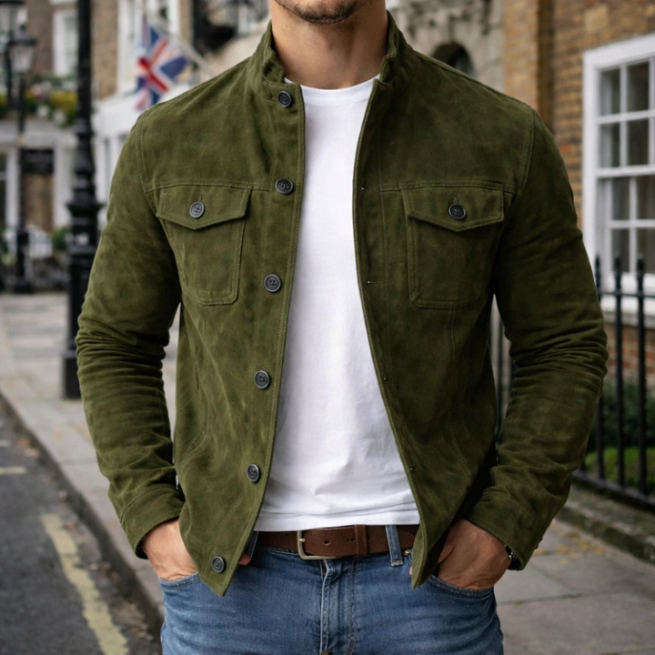 HENRY STAND COLLAR JACKET | CONFIDENT EVERYDAY STYLE