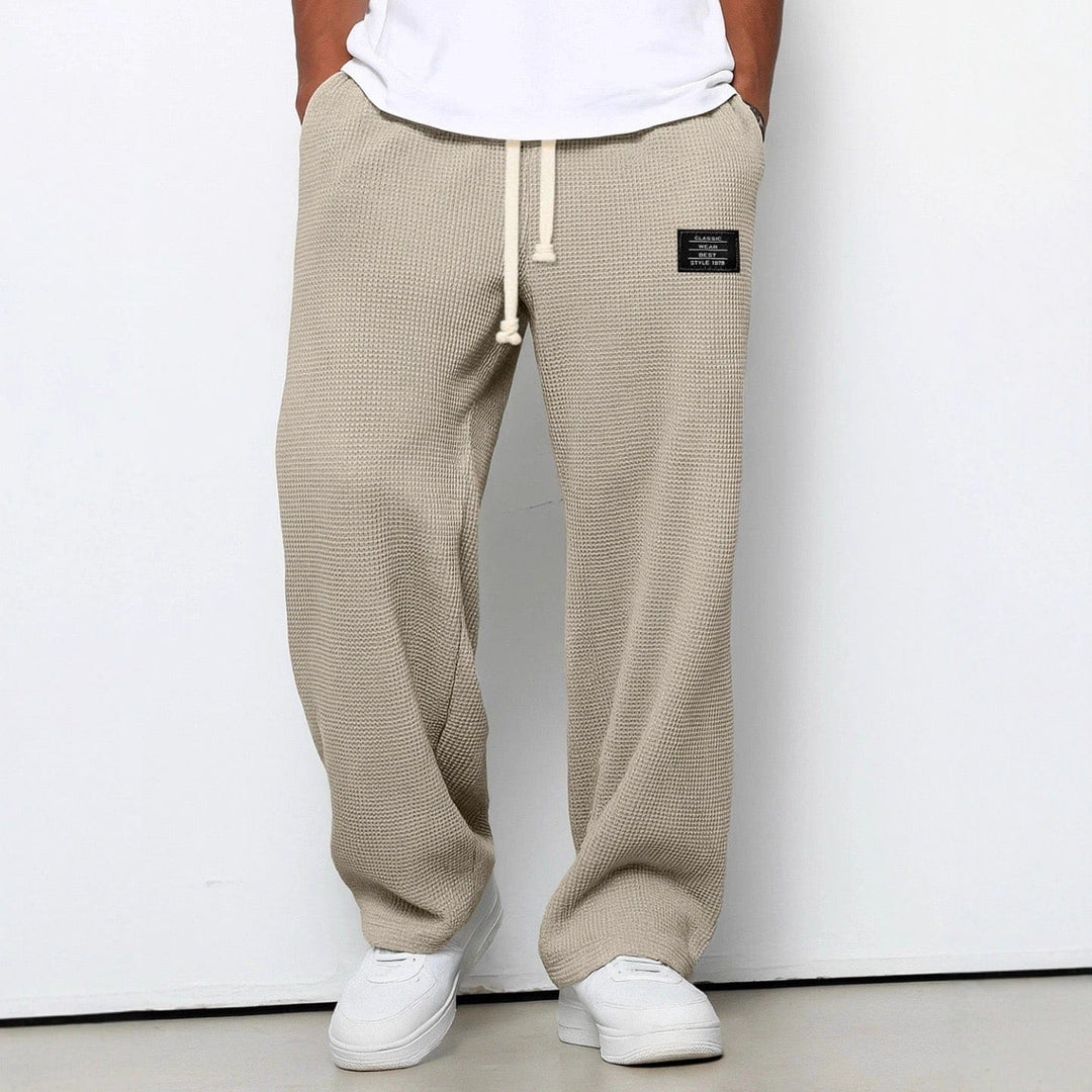 SEAN WAFFLE TROUSERS | EASY COMFORT