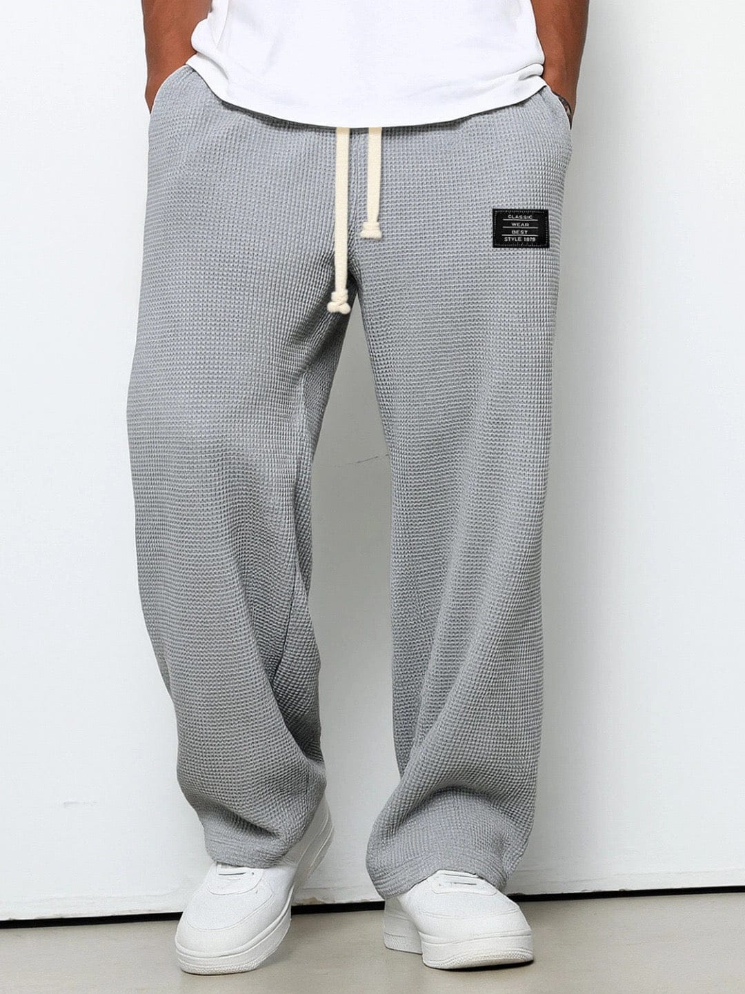 SEAN WAFFLE TROUSERS | EASY COMFORT