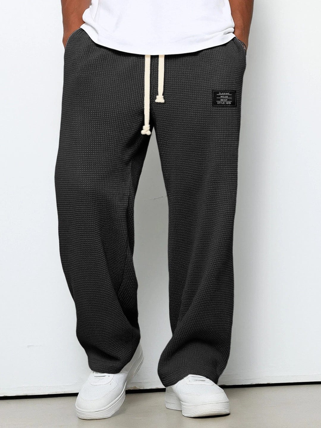 SEAN WAFFLE TROUSERS | EASY COMFORT