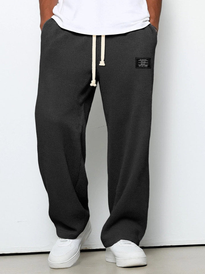 SEAN WAFFLE TROUSERS | EASY COMFORT