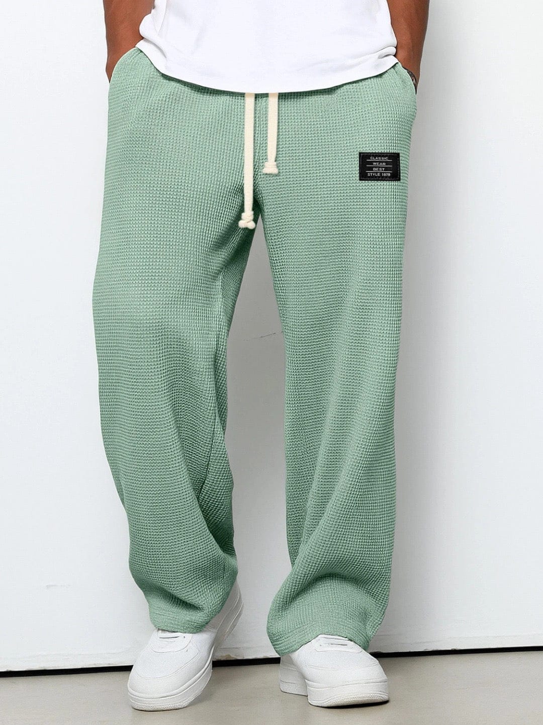 SEAN WAFFLE TROUSERS | EASY COMFORT