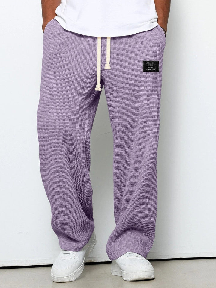 SEAN WAFFLE TROUSERS | EASY COMFORT