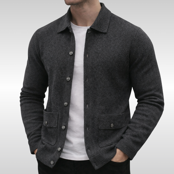JULIAN KNIT CARDIGAN | QUIET LUXURY ESSENTIAL