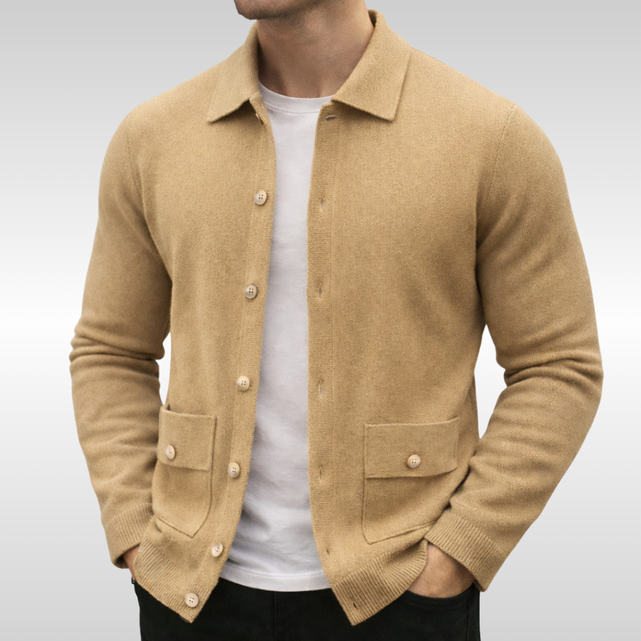 JULIAN KNIT CARDIGAN | QUIET LUXURY ESSENTIAL