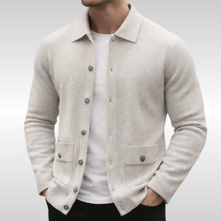 JULIAN KNIT CARDIGAN | QUIET LUXURY ESSENTIAL
