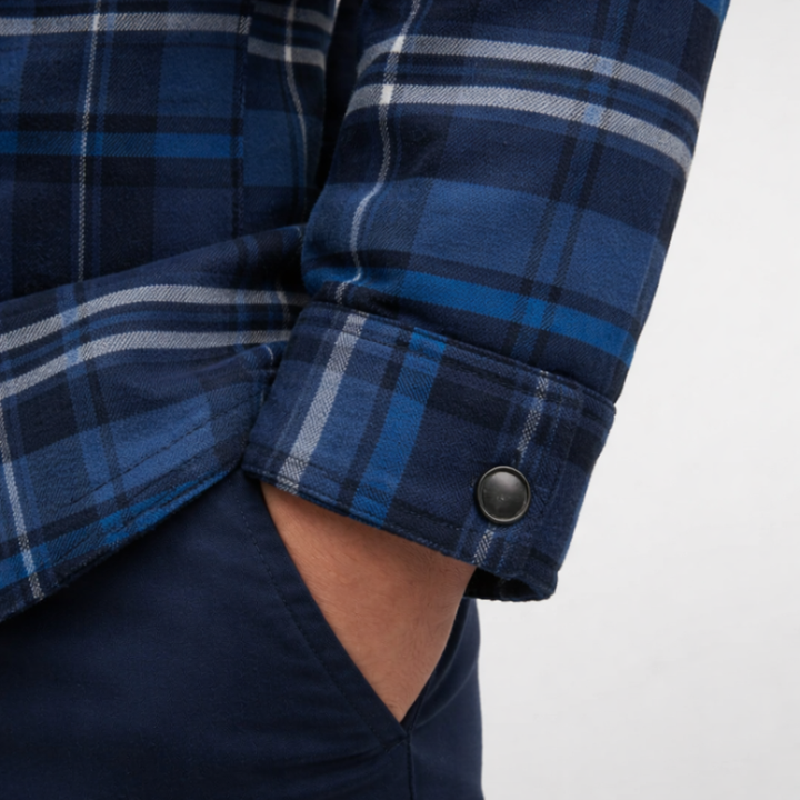 LANDON PLAID HOODED SHIRT JACKET | TIMELESS COMFORT FOR DAILY WEAR