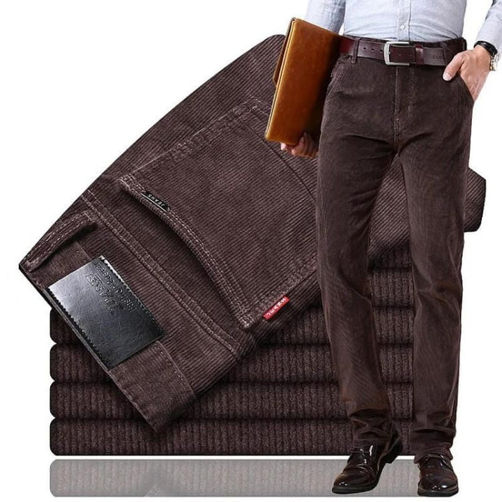 TERRY CORDUROY TROUSERS | CLASSIC WINTER STYLE