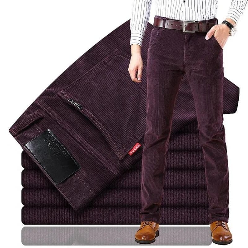 TERRY CORDUROY TROUSERS | CLASSIC WINTER STYLE