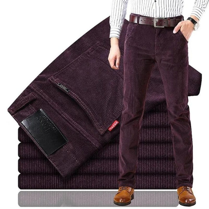 TERRY CORDUROY TROUSERS | CLASSIC WINTER STYLE