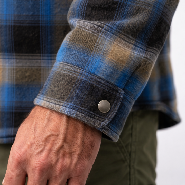 ROWAN PATCHWORK HOODED JACKET | WARMTH WITH PERSONALITY