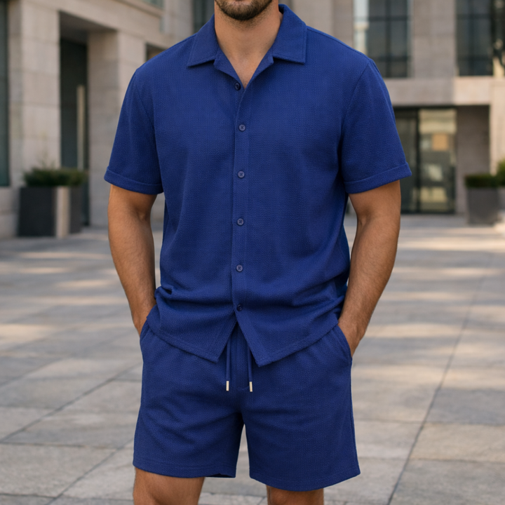 RUPERT SHORT SLEEVE SHIRT AND SHORTS SET | EASY STYLE FOR WARM DAYS