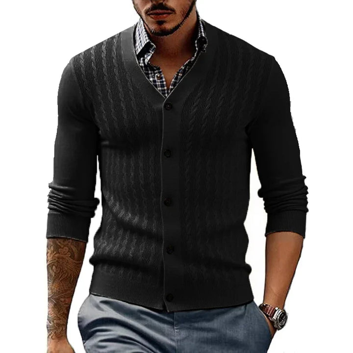 ALEXANDER CABLE KNIT CARDIGAN | REFINED STYLE, ALL-DAY COMFORT