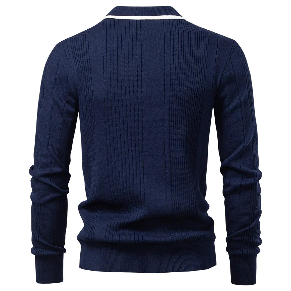 OSCAR LONG SLEEVE POLO | SMART COMFORT FOR COOL DAYS