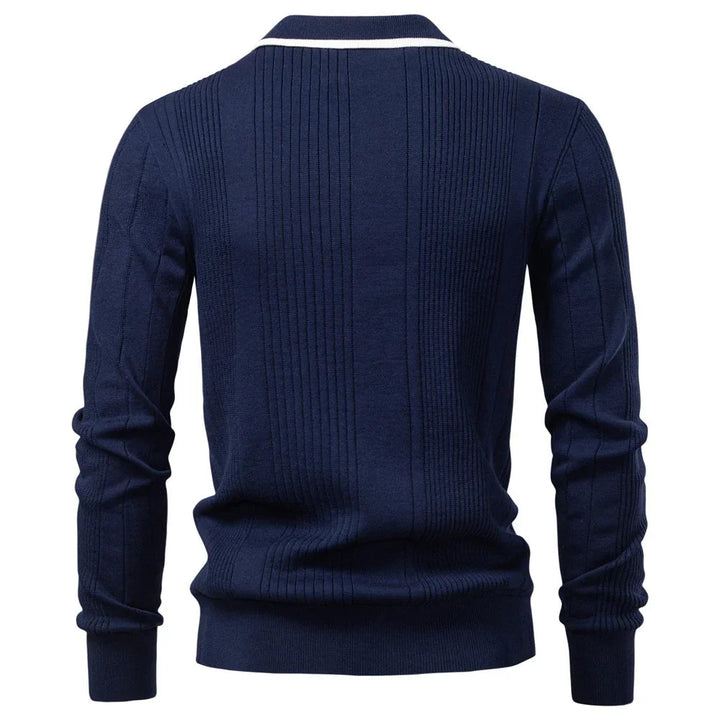 OSCAR LONG SLEEVE POLO | SMART COMFORT FOR COOL DAYS