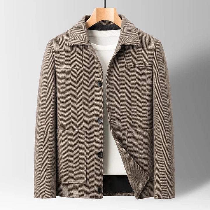 OSWALD CLASSIC HERRINGBONE JACKET | REFINED EVERYDAY STRUCTURE