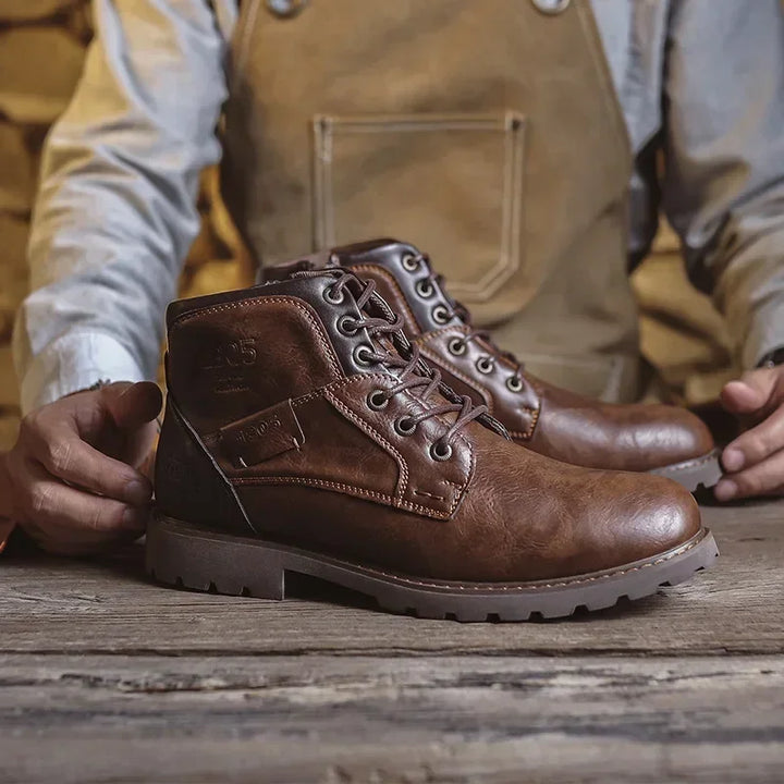 BRITISH-STYLE LEATHER BOOTS | CLASSIC ELEGANCE WITH EVERYDAY COMFORT