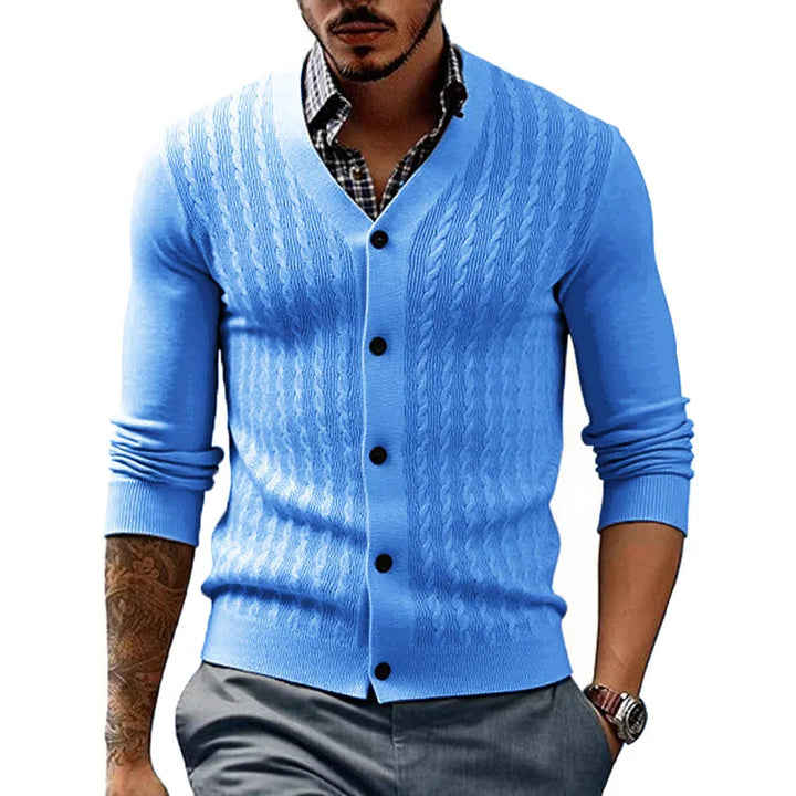 ALEXANDER CABLE KNIT CARDIGAN | REFINED STYLE, ALL-DAY COMFORT