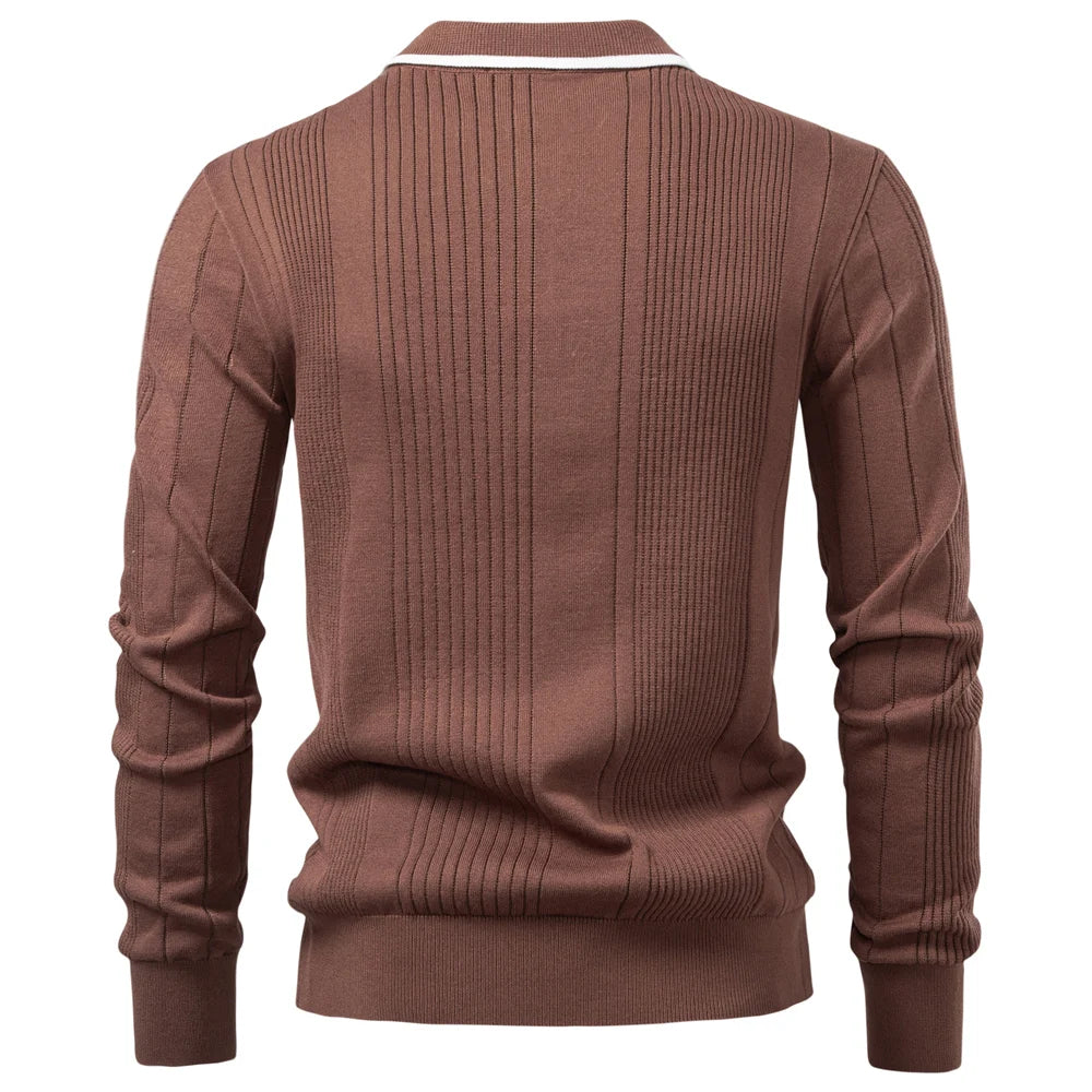 OSCAR LONG SLEEVE POLO | SMART COMFORT FOR COOL DAYS