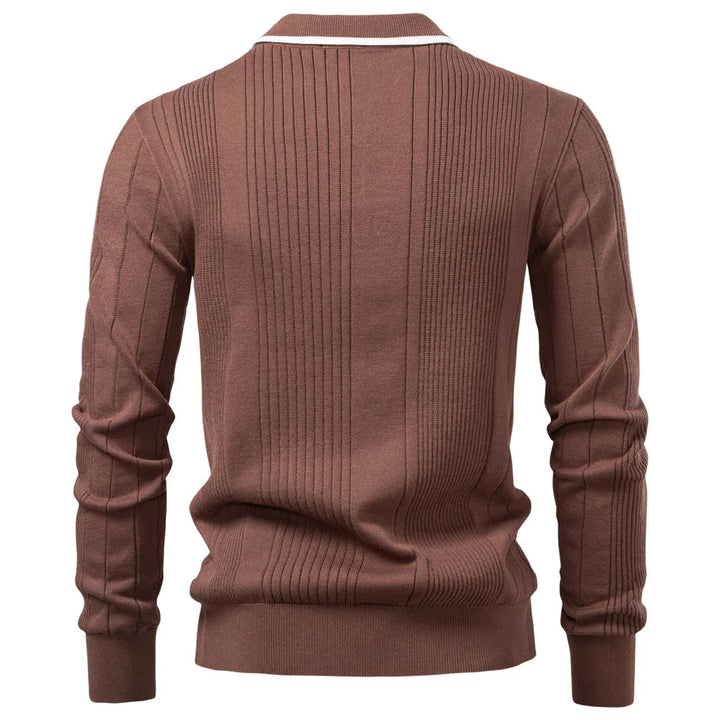 OSCAR LONG SLEEVE POLO | SMART COMFORT FOR COOL DAYS
