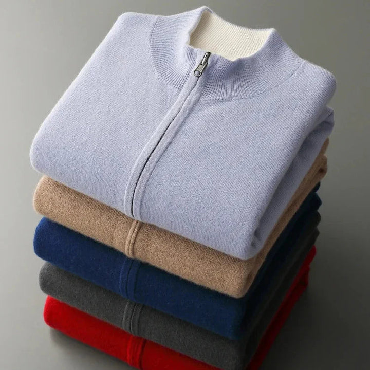 KEITH FULL ZIP KNIT CARDIGAN | COMFORT BUILT INTO CLEAN STYLE