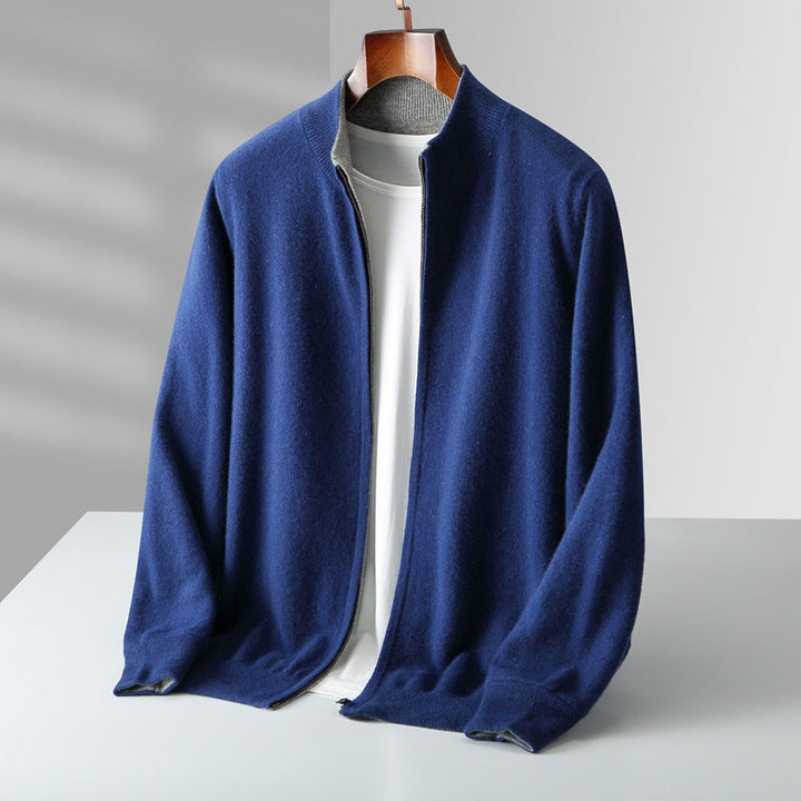 KEITH FULL ZIP KNIT CARDIGAN | COMFORT BUILT INTO CLEAN STYLE