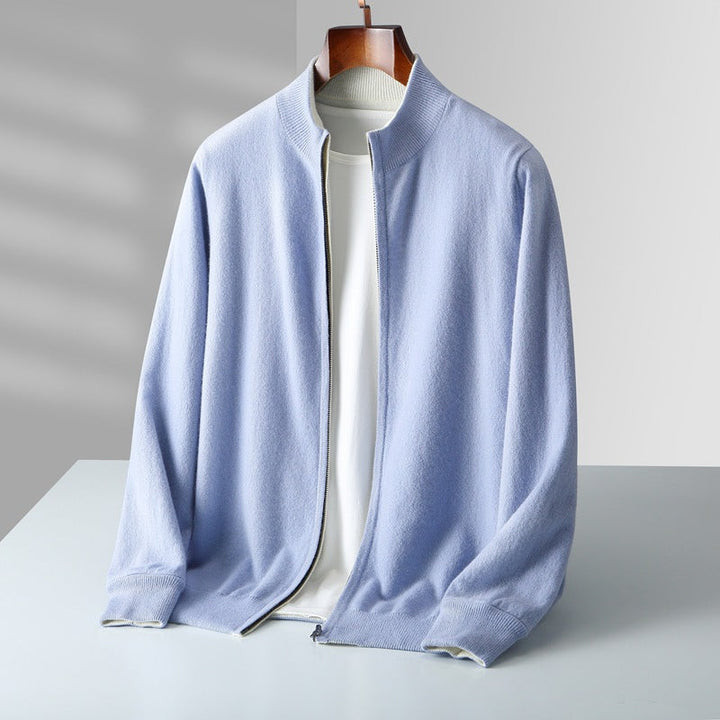 KEITH FULL ZIP KNIT CARDIGAN | COMFORT BUILT INTO CLEAN STYLE