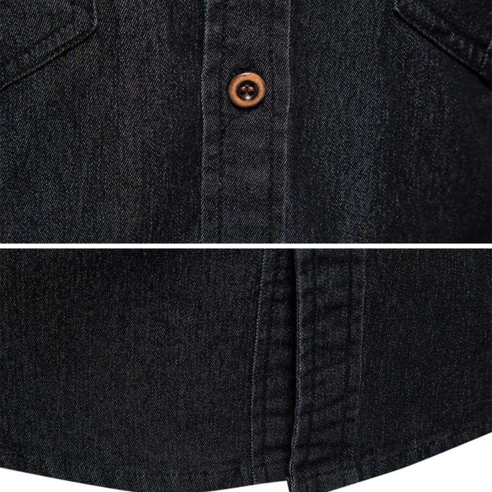 LEON COTTON DENIM SHIRT | A MODERN TAKE ON SMART CASUAL