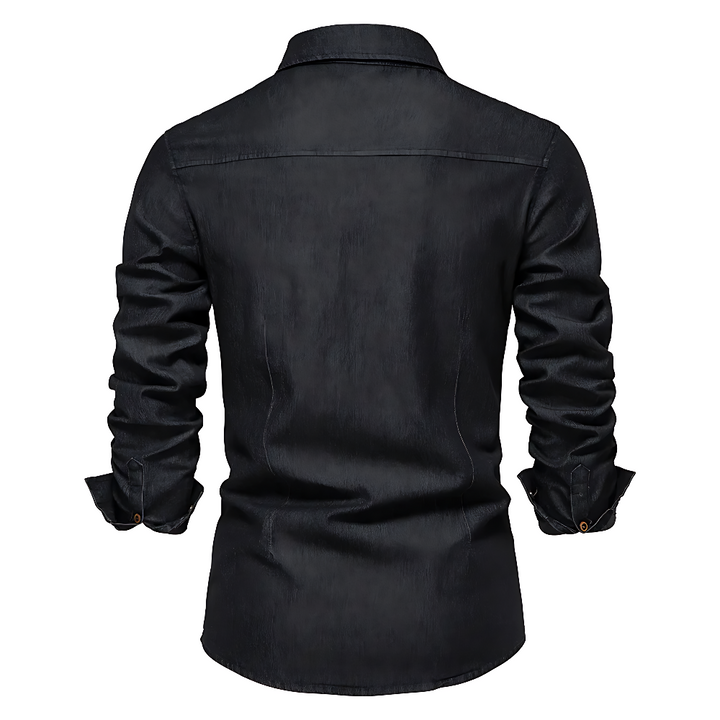 LEON COTTON DENIM SHIRT | A MODERN TAKE ON SMART CASUAL