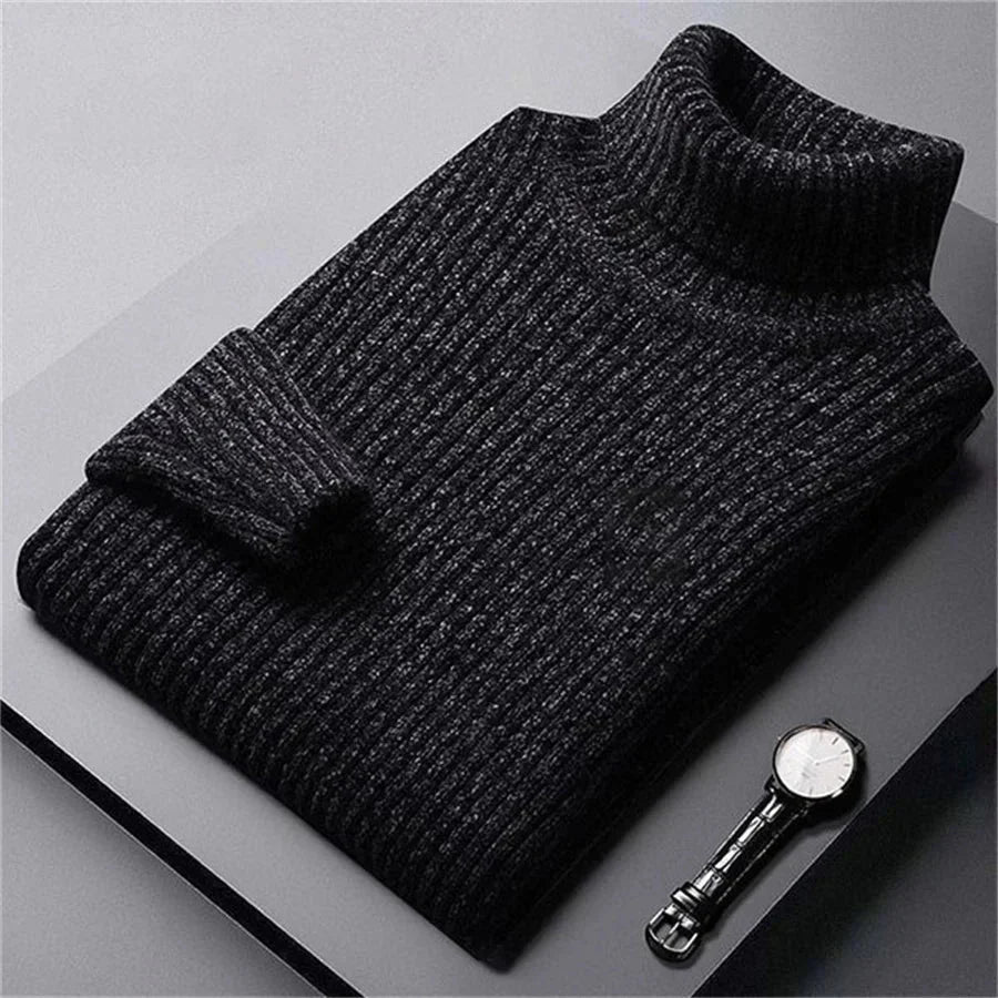 MICHAEL RIBBED TURTLENECK | WARM COMFORT, EFFORTLESS ELEGANCE