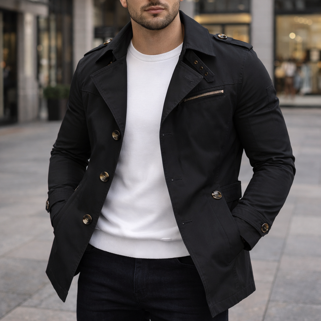 ELROY TRENCH COAT | FUNCTIONAL WIND PROTECTION FOR CITY DAYS