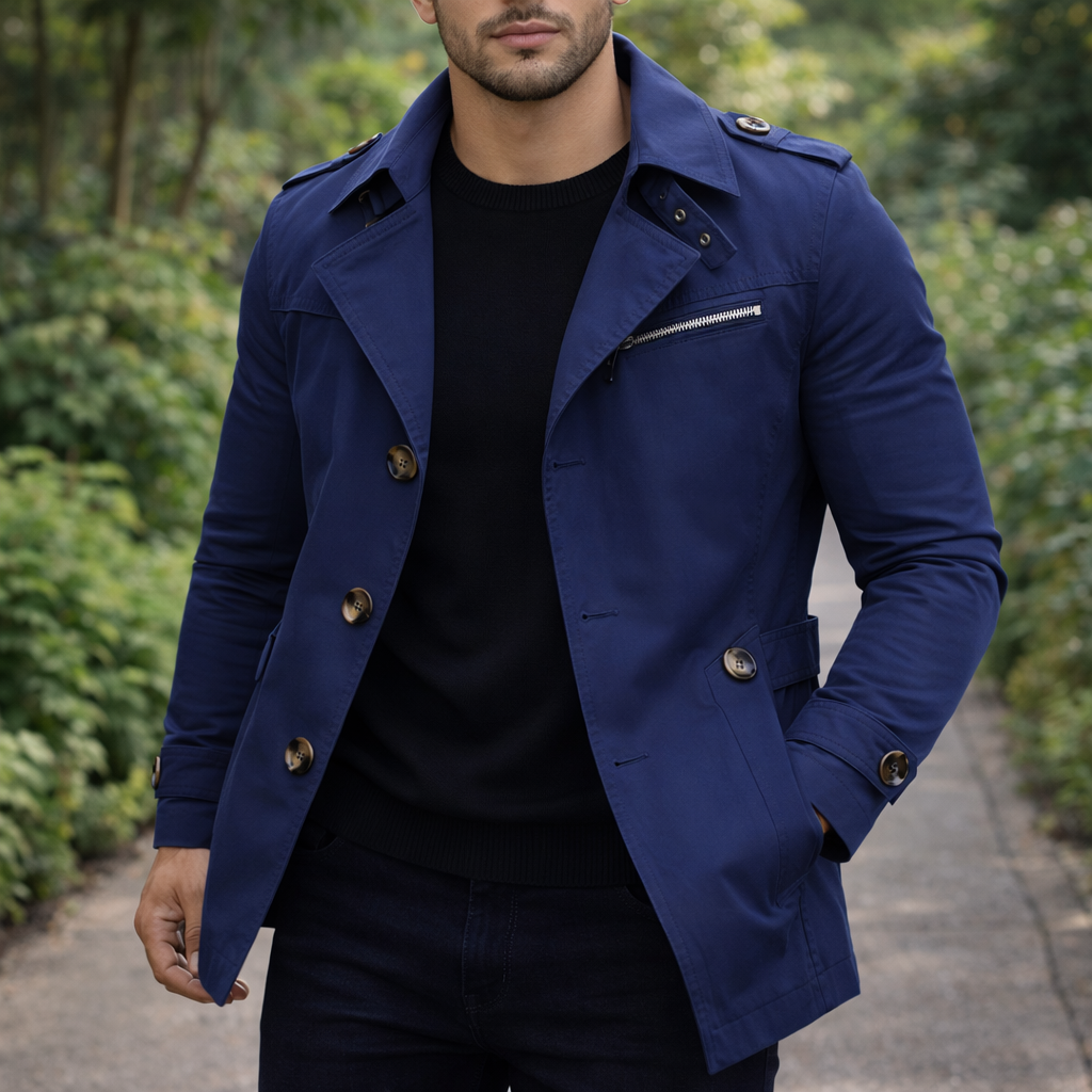 ELROY TRENCH COAT | FUNCTIONAL WIND PROTECTION FOR CITY DAYS