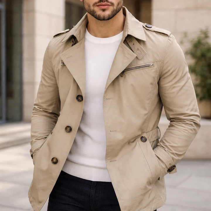 ELROY TRENCH COAT | FUNCTIONAL WIND PROTECTION FOR CITY DAYS