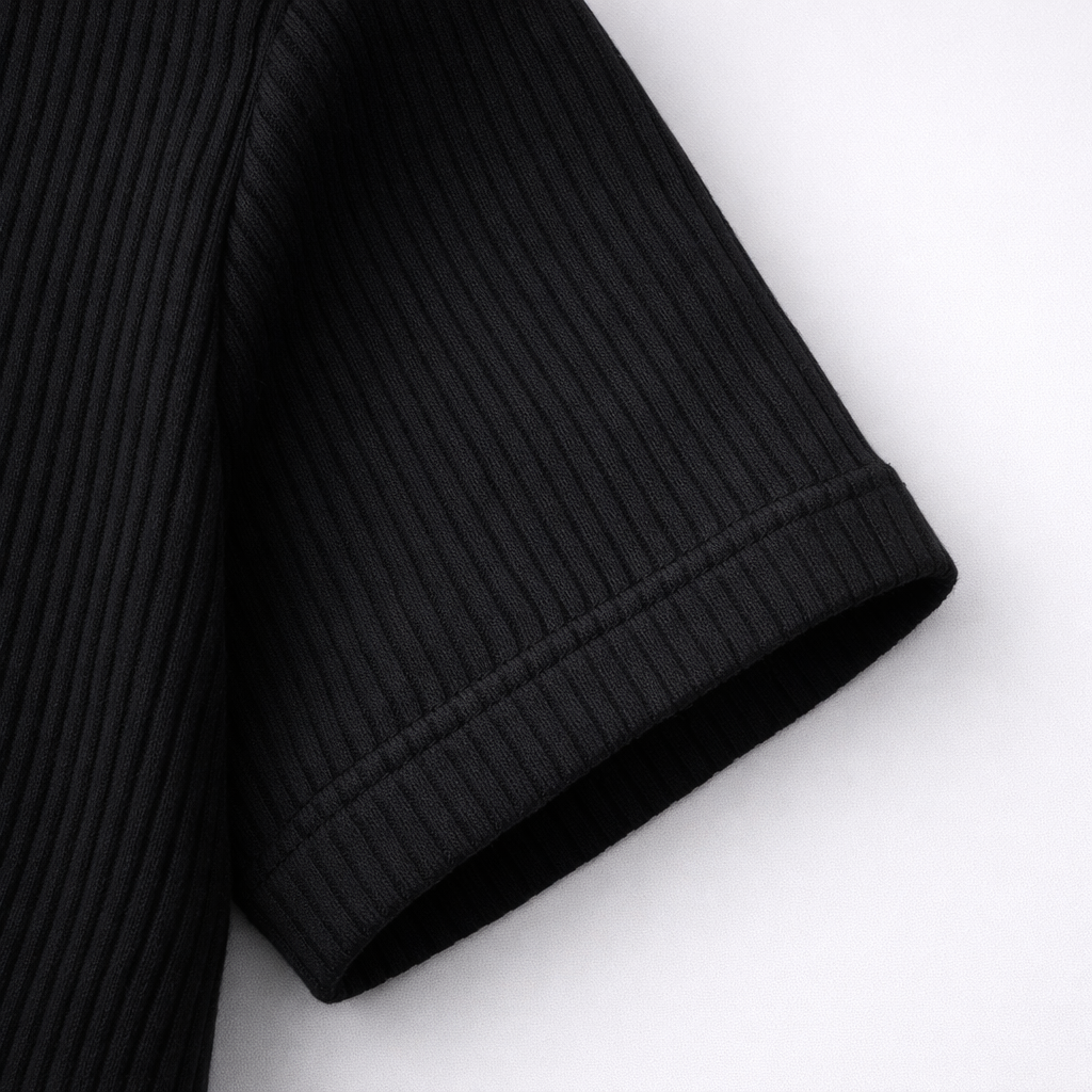 JONES RIBBED TEE | SHARP FIT FOR EFFORTLESS DAILY STYLE