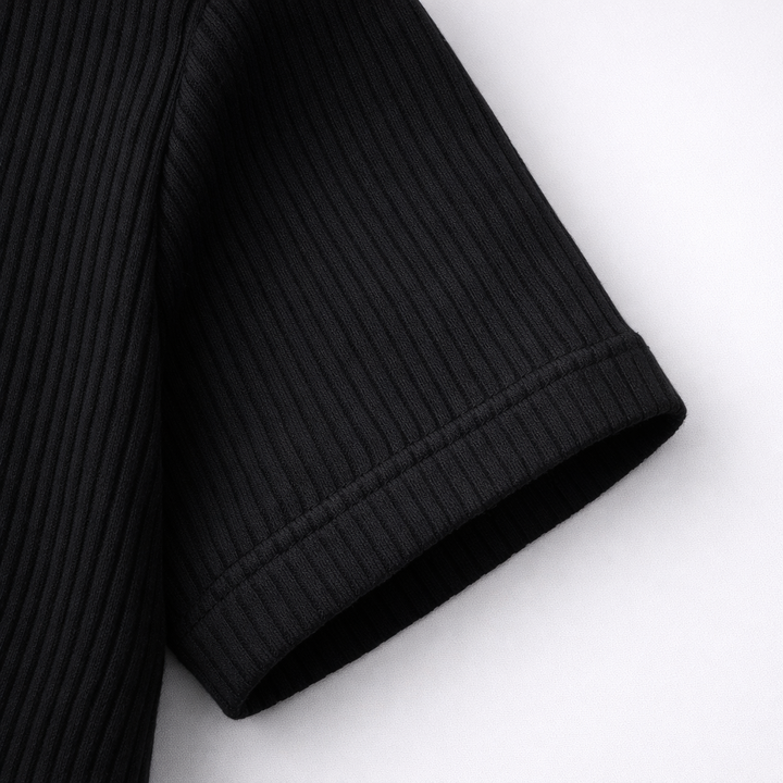 JONES RIBBED TEE | SHARP FIT FOR EFFORTLESS DAILY STYLE